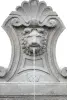 Product image 2 of the product “Wall fountain model „Venice“, 140cm height, natural stone (Basanite), stonemasonry, without pump, pipes, drilling ”